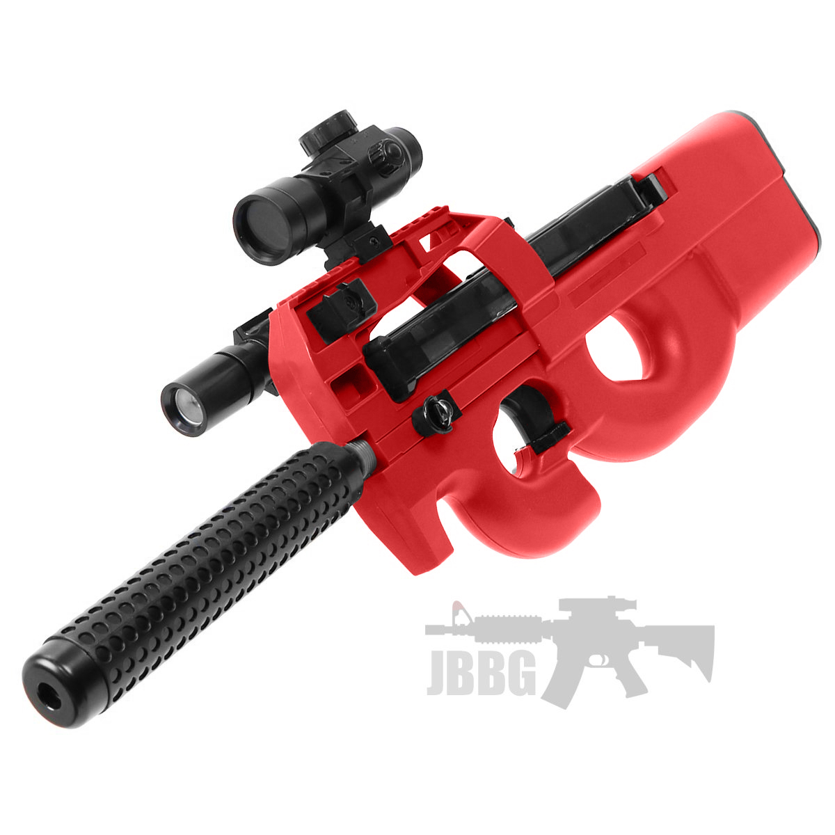 Well D90H D90 AEG Airsoft BB Gun Set RED 5