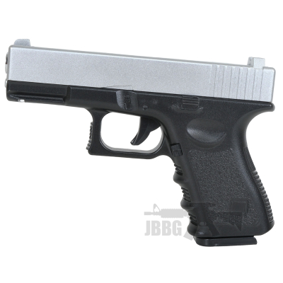 ZG15 Spring Airsoft BB Pistol Full Metal Silver