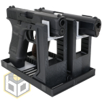 UM Pistol Stand Set Black 12 jpg