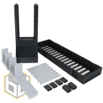 UM Pistol Stand Set Black 2 jpg