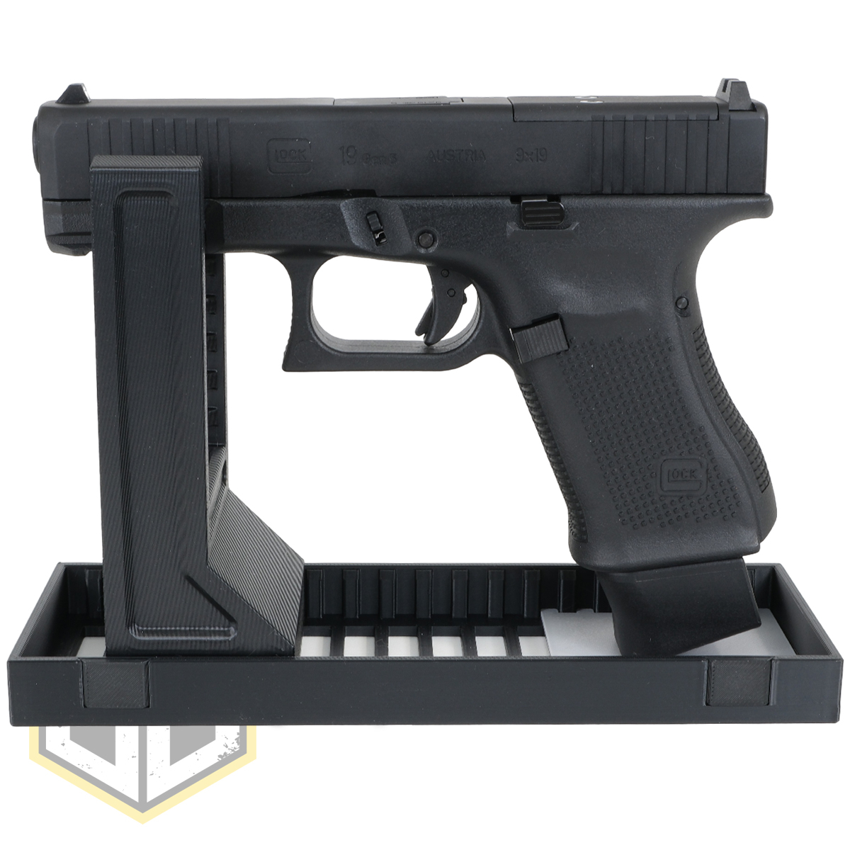 UM Pistol Stand Set Black 7 jpg