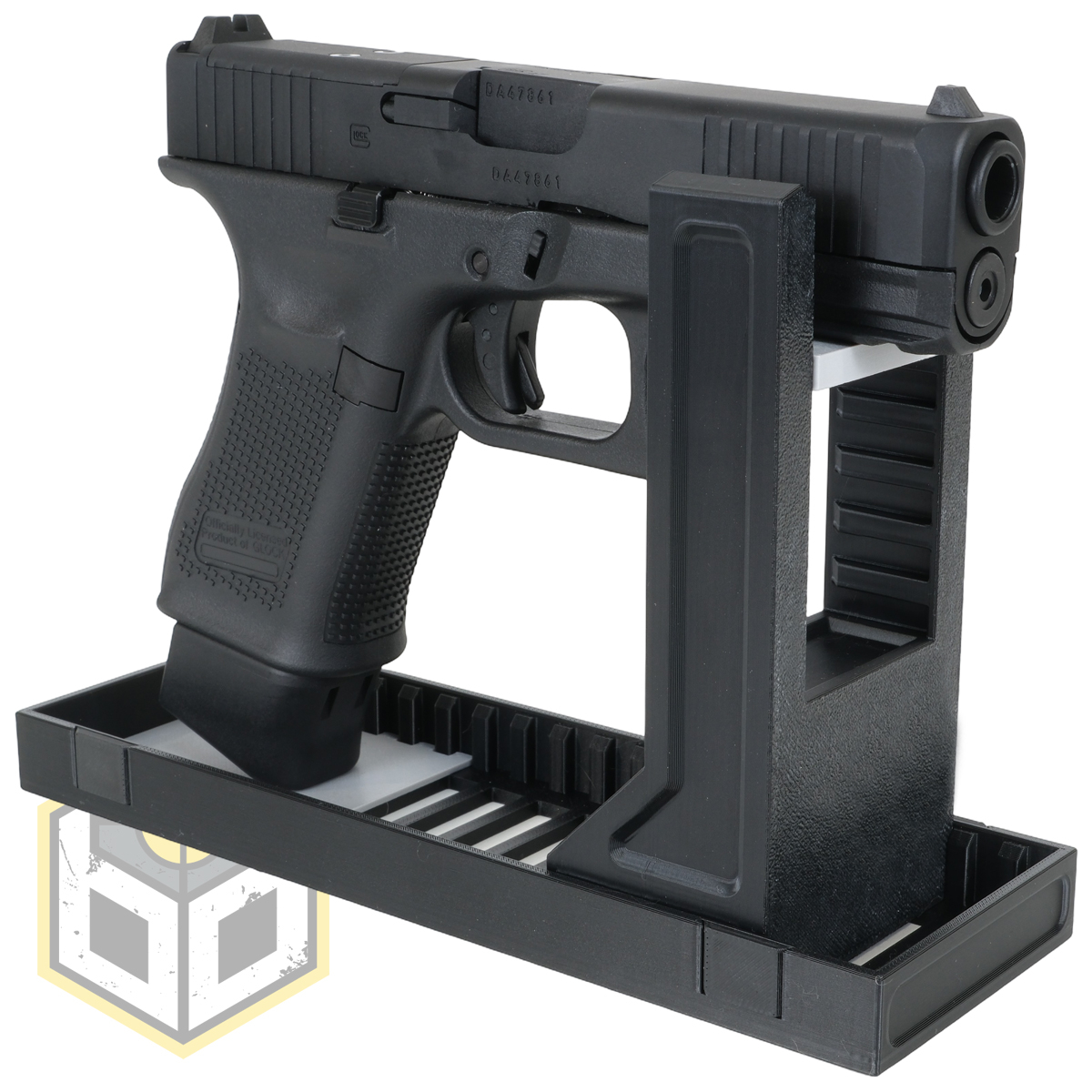 UM Pistol Stand Set Black 8 jpg