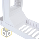 UM Pistol Stand Set White 10 jpg