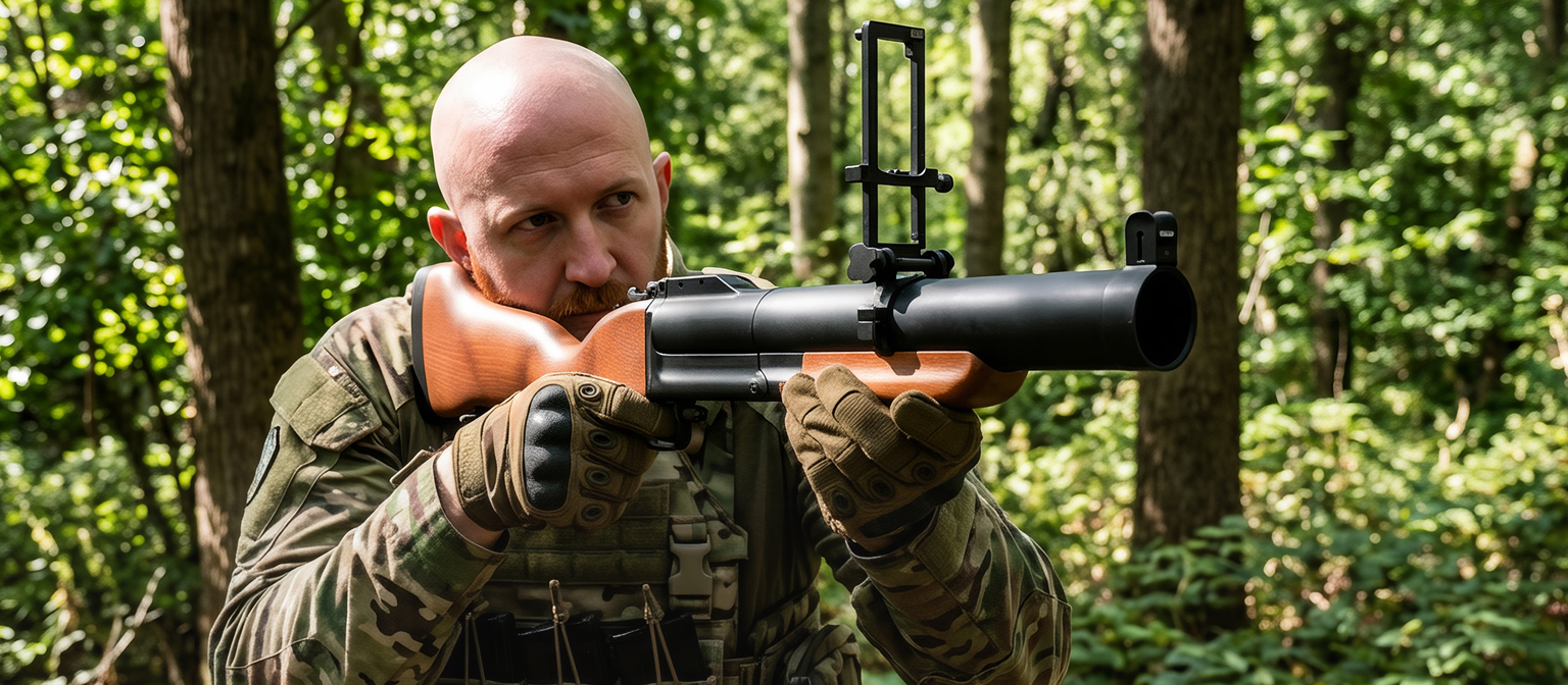 King Arms M79 Blooper 40mm Airsoft Grenade Launcher