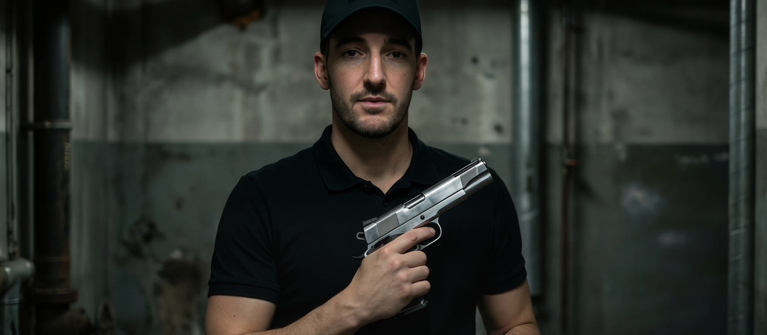 SRV-12 SR1911 Platinum Version Gas Airsoft Pistol