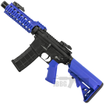 Nuprol Delta Pioneer Breacher Airsoft Gun AEG Two-Tone Blue