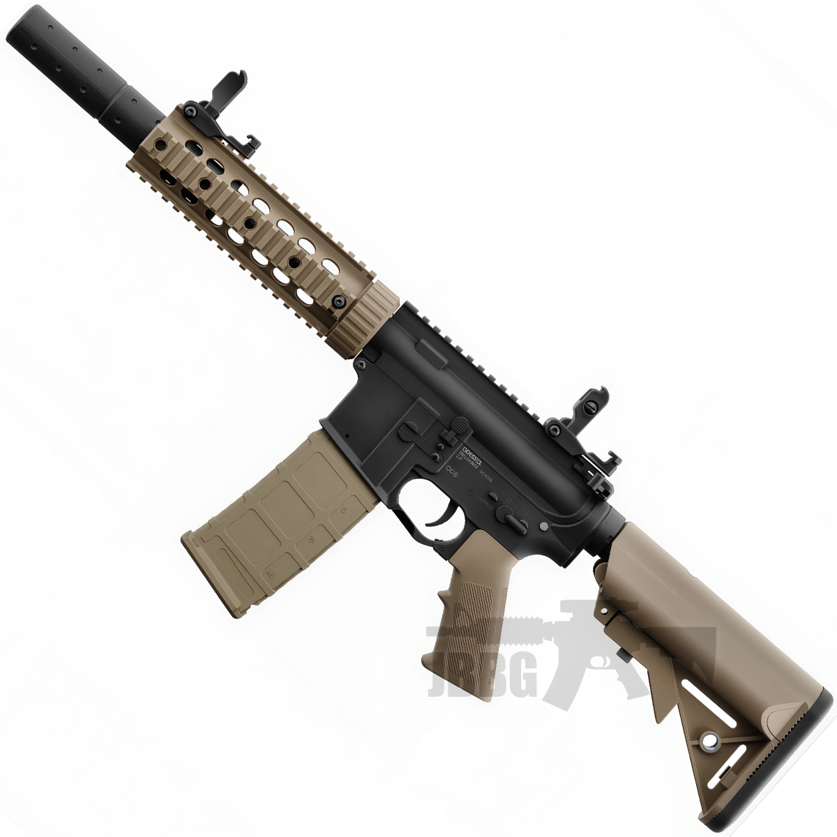 Nuprol Delta Pioneer M4SD AEG Airsoft Rifle FDE Tan