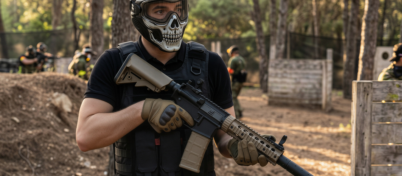 Nuprol Delta Pioneer M4SD AEG Airsoft Rifle FDE Tan