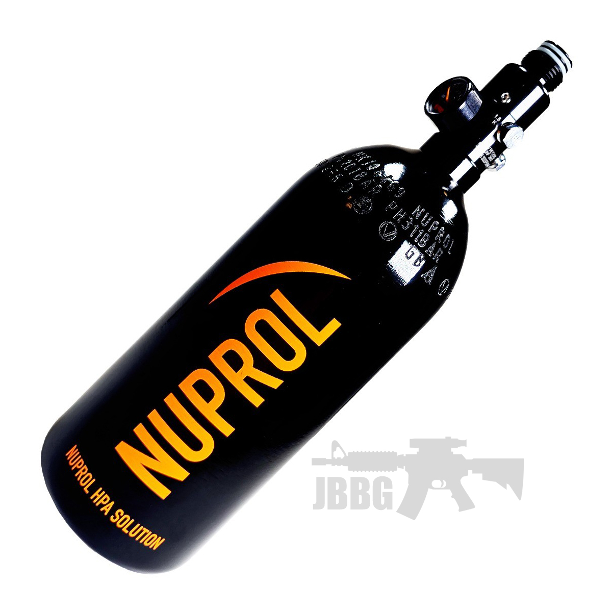 48Cl Aluminium 3000PSI HPA Tank W/Regulator Nuprol