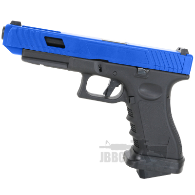 VG1D Sportline Gas Blowback Polymer Airsoft Pistol Blue