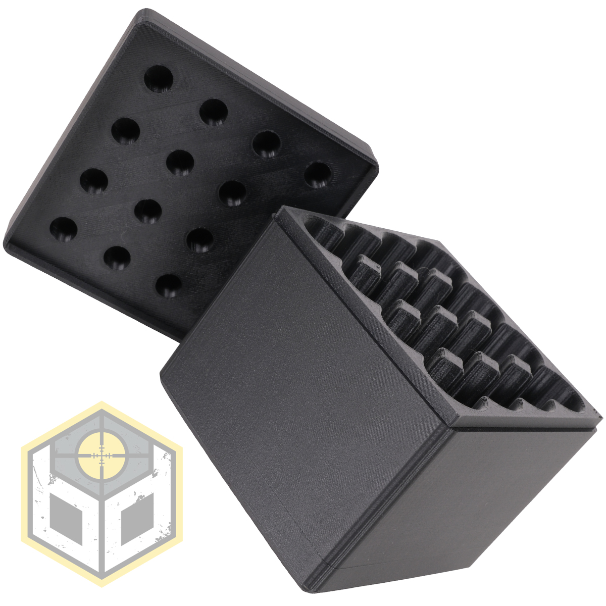 12g Co2 Cartridge Storage Box Container Black (CT3B) - Just BB Guns