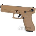 VG1A Sportline Gas Blowback Airsoft Pistol Tan Full/Semi Auto