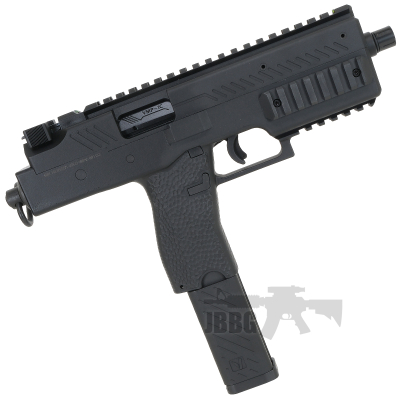 Vorsk VMP-1C SMG Gas Blowback Airsoft Gun RIF Black