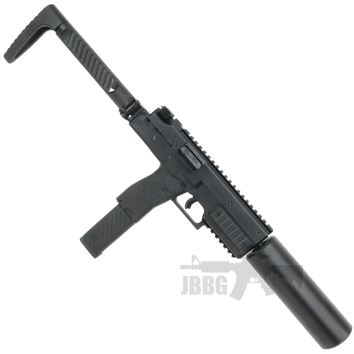Vorsk VMP-1 SMG Gas Blowback Airsoft Gun RIF Black