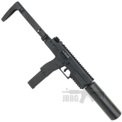 Vorsk VMP-1 SMG Gas Blowback Airsoft Gun RIF Black