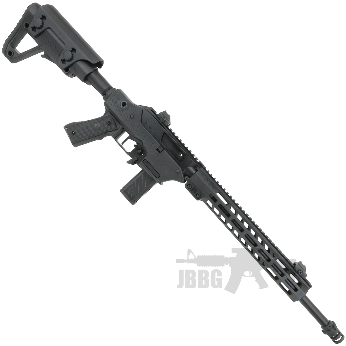 Vorsk VMP-2MD Gas Blowback DMR Airsoft Gun RIF Black
