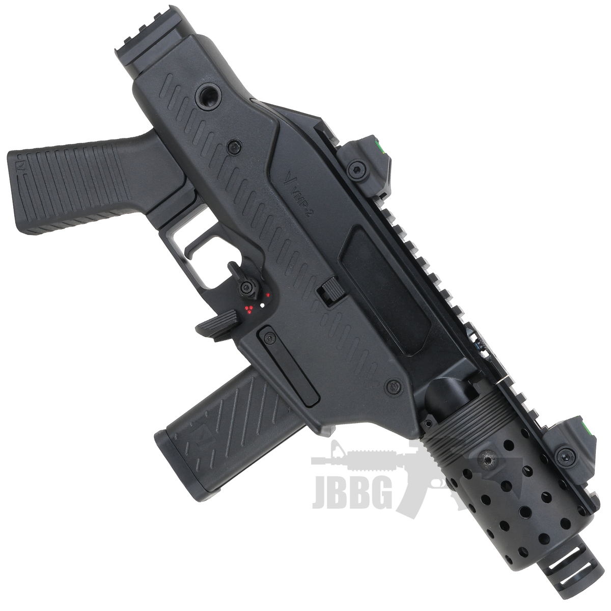Vorsk VMP-2C Compact Gas Blowback Airsoft Gun RIF Black