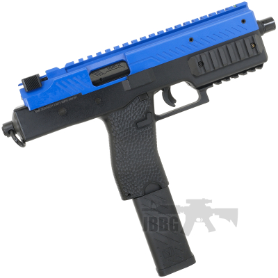 Vorsk VMP-1C SMG Gas Blowback Airsoft Gun Two-Tone Blue