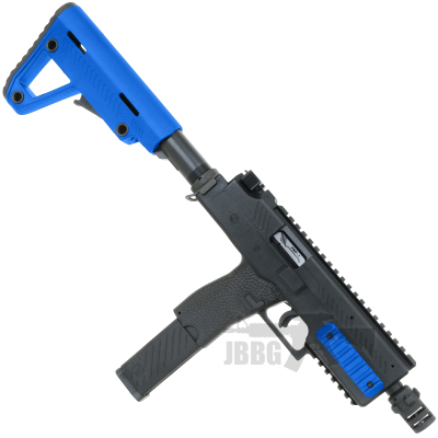Vorsk VMP-1M SMG Gas Blowback Airsoft Gun Two-Tone Blue