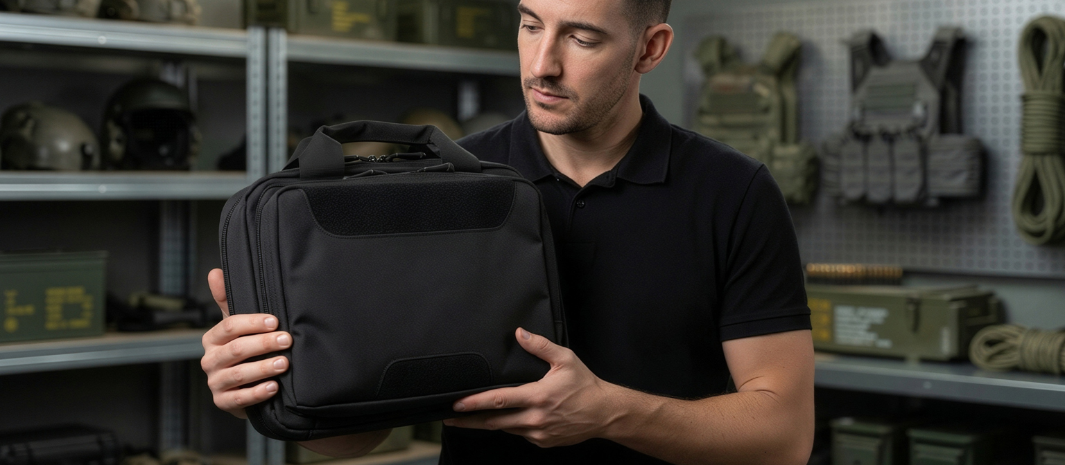 Q232 Pistol Bag with Internal Mag Pouches from Trimex