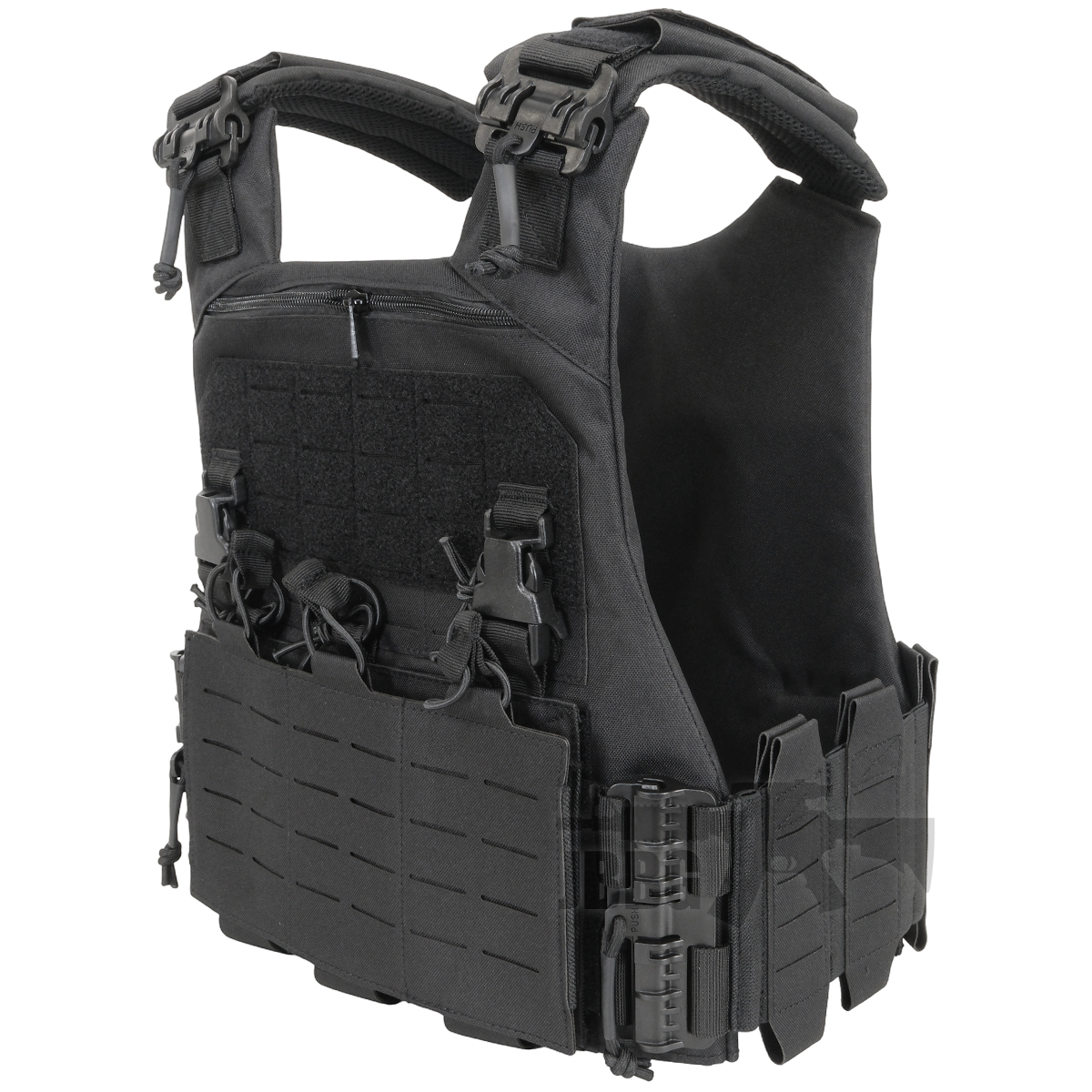 Trimex V065 Quick Release Tactical Vest with MOLLE System and Magazine Pouches