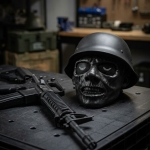 army zombie airsoft mask black 0