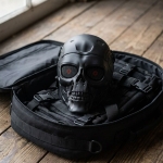 full face skull t2 airsoft mask black 1