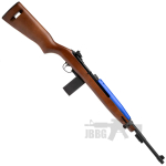 King Arms M1 Carbine CO2 Blowback Airsoft Rifle Real Wood Blue