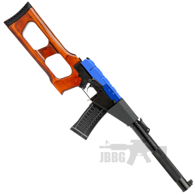 King Arms VSS Vintorez Sniper Rifle AEG Electric Airsoft Gun Blue