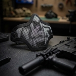 lower mesh skull mask black 0