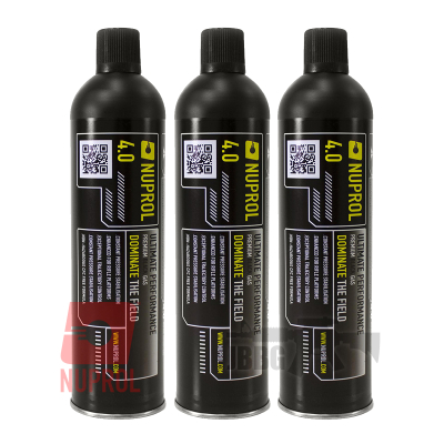 Nuprol 4.0 Gas Black 300g X3 Bottle Bundle Set (UK Only)