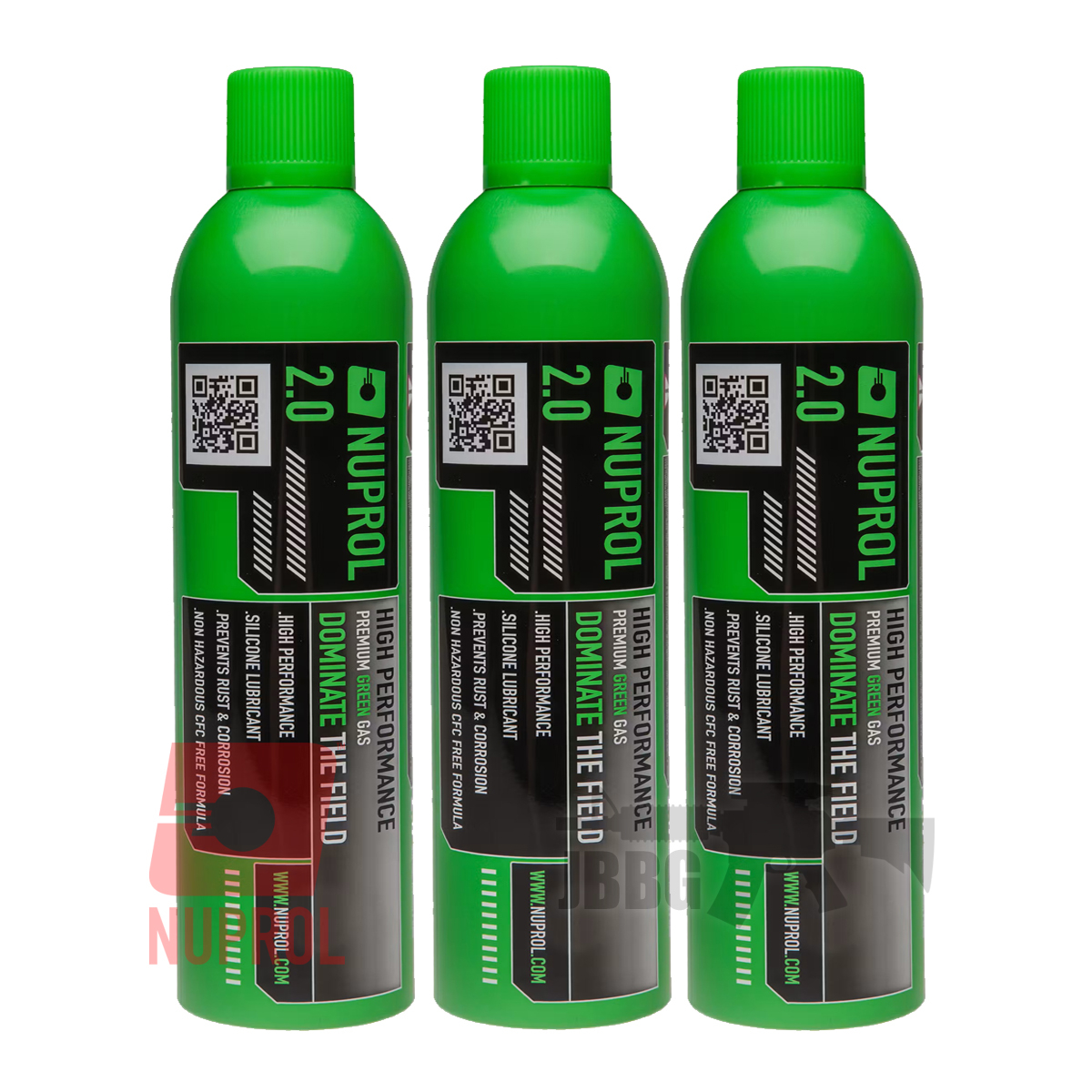 Nuprol 2.0 Gas Green 300g X3 Bottle Bundle Set (UK Only)