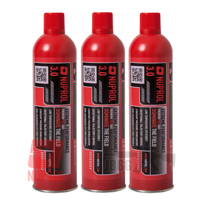 Nuprol 3.0 Gas Red 300g X3 Bottle Bundle Set (UK Only)