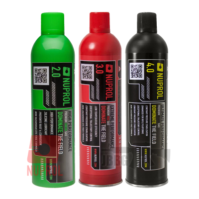 Nuprol Gas X3 Bottle Set 2.0 Green, 3.0 Red, 4.0 Black (UK Only)