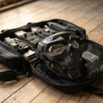 skull messenger airsoft mask black 1