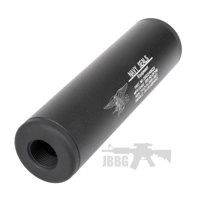 King Arms NAVY SEAL LW Suppressor Black for Airsoft Guns