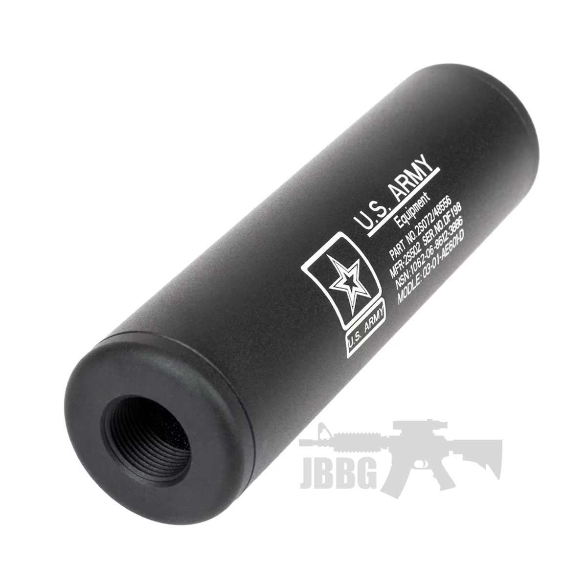 King Arms LW Silencer US Army Black for Airsoft Guns