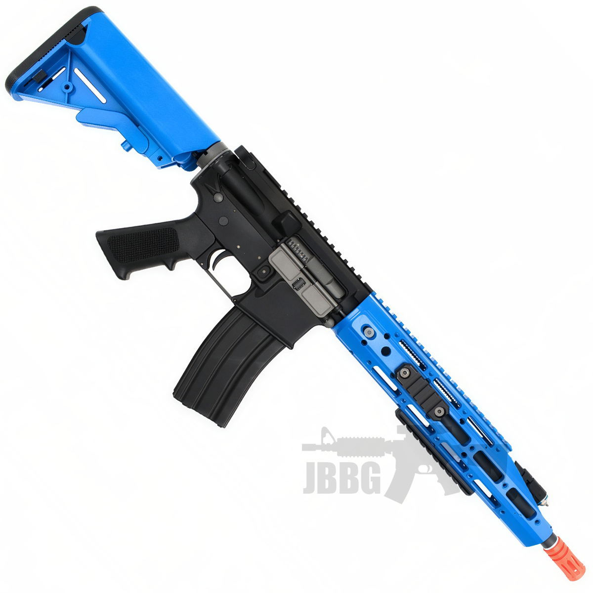 WE M4 R.A.R.S. Raptor Gas Blowback Rifle Two Tone Blue