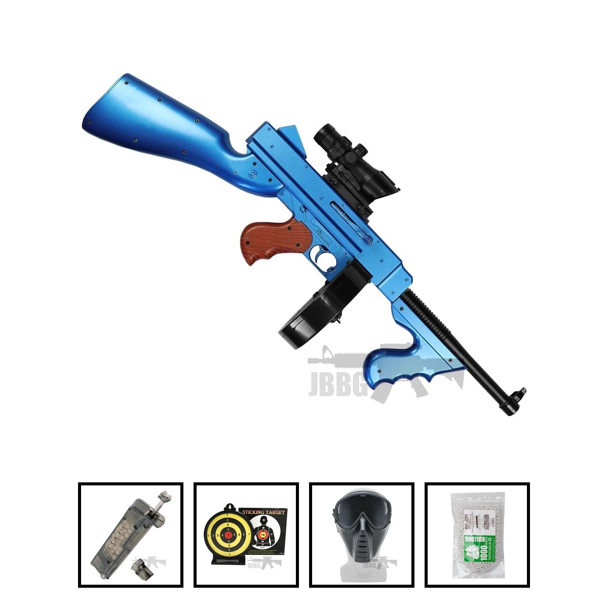 8903A Spring BB Gun Thompson Two-Tone Blue Bundle Offer Set