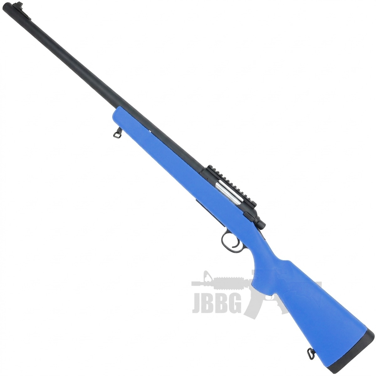 BAR-10 Bolt Action Airsoft Sniper Rifle JG Works Two-Tone Blue