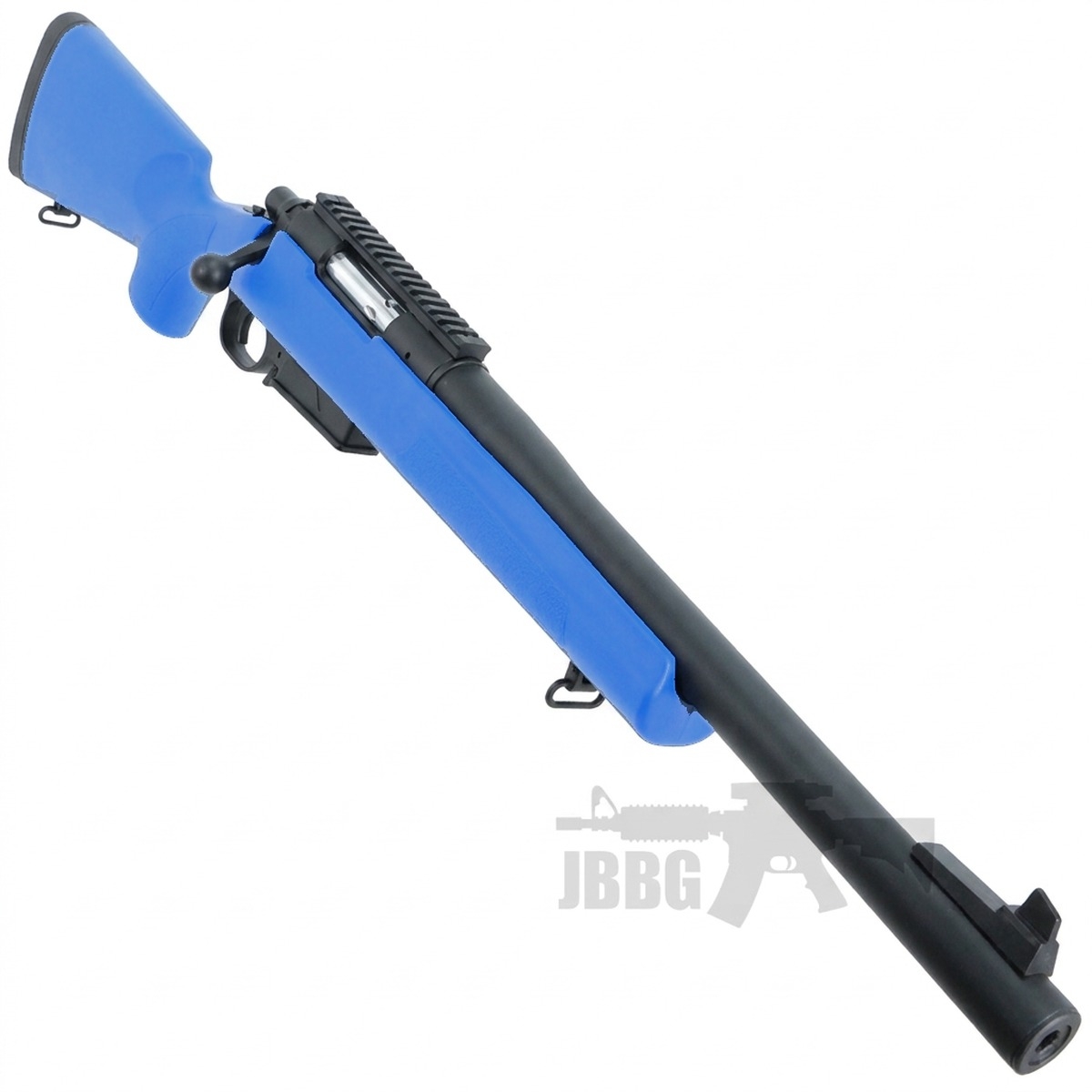 BAR-10 Bolt Action Airsoft Sniper Rifle JG Works Two-Tone Blue