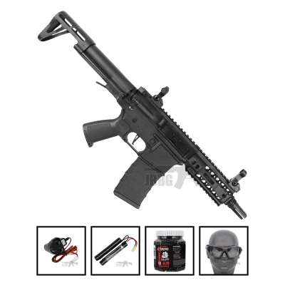 AR4 SBR AEG Carbine Classic Army ENF009P Airsoft Gun Bundle Offer Set