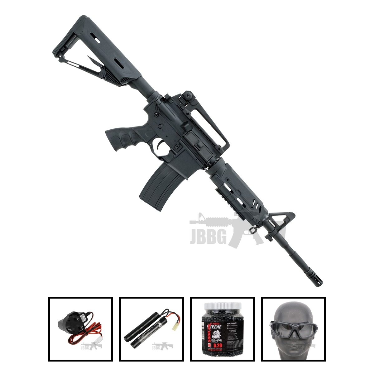 Bulldog ST Alpha QD Airsoft Gun AEG Bundle Offer Set