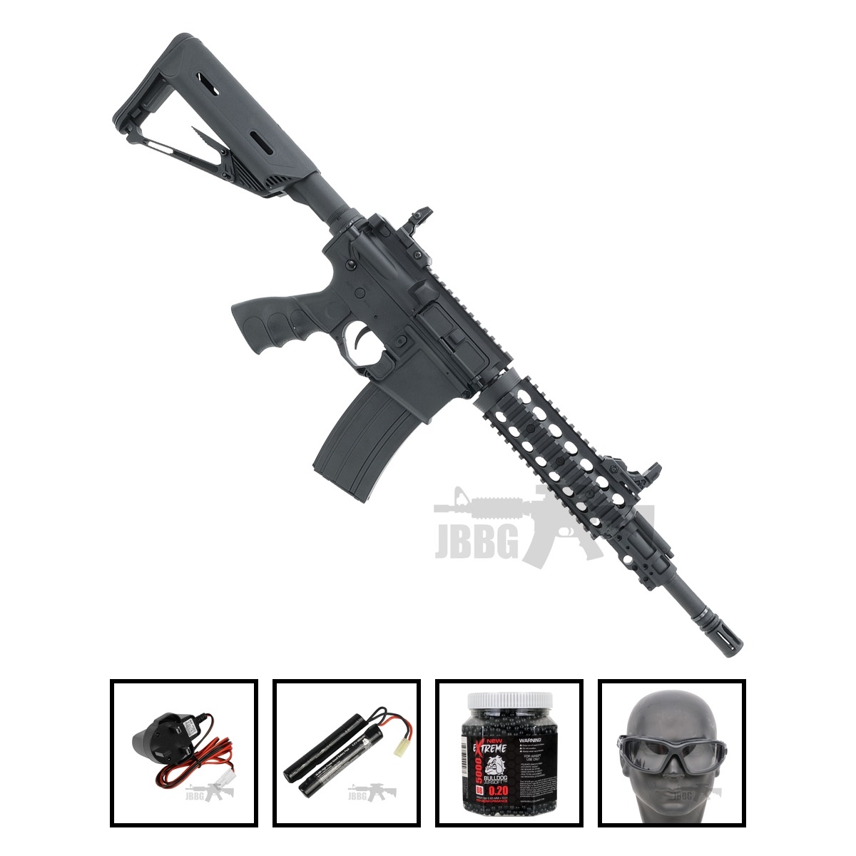 Bulldog ST Beta QD Airsoft Gun AEG Bundle Offer Set