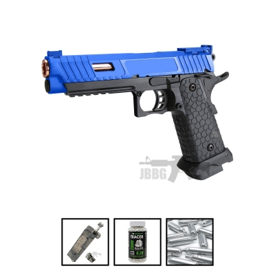 Bundle Offer Baba Yaga Combat Master Hi-Capa Co2 Blowback Airsoft Pistol CO-751X