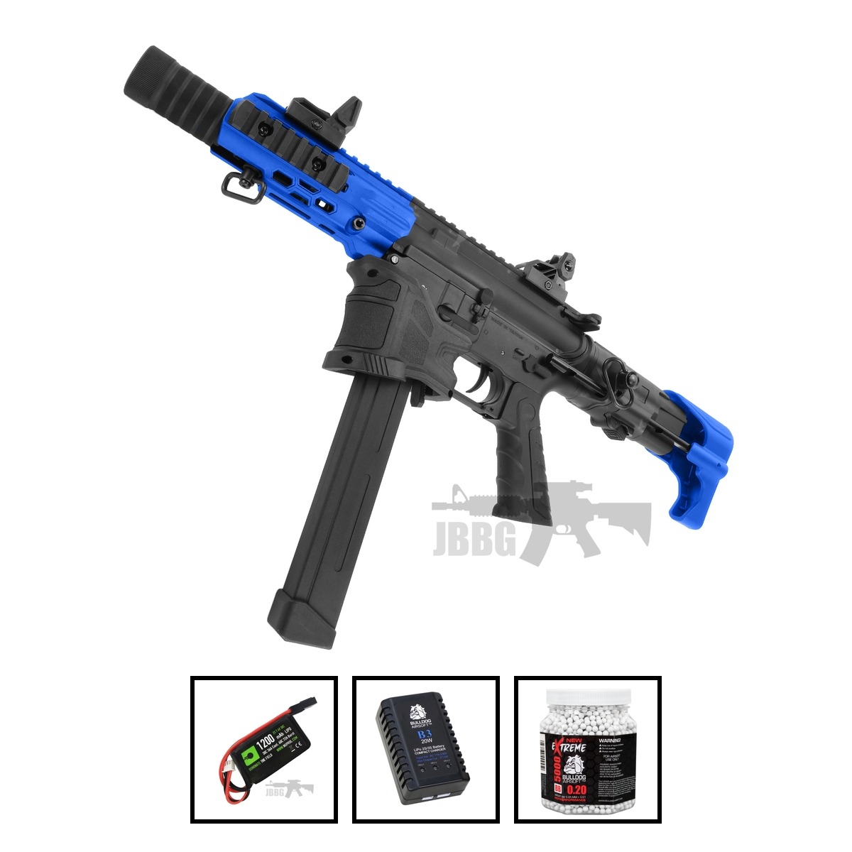 Bundle Offer Bulldog Falcon Z QD AEG Airsoft Gun Pro Set