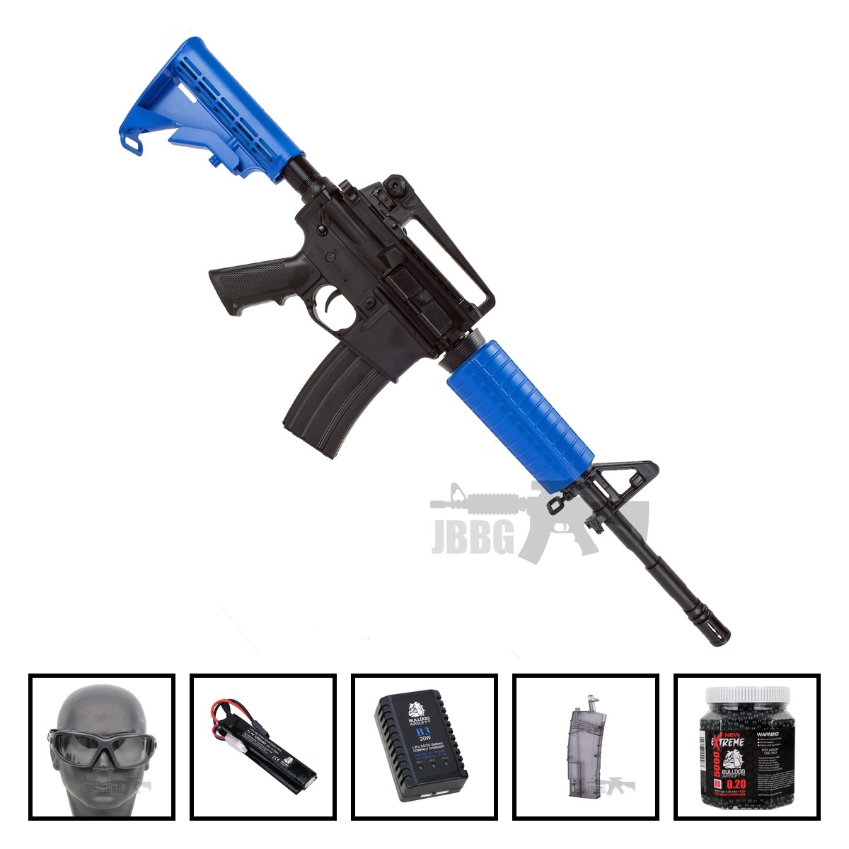 Bundle Offer Bulldog M4A1 Airsoft Gun Starter Set