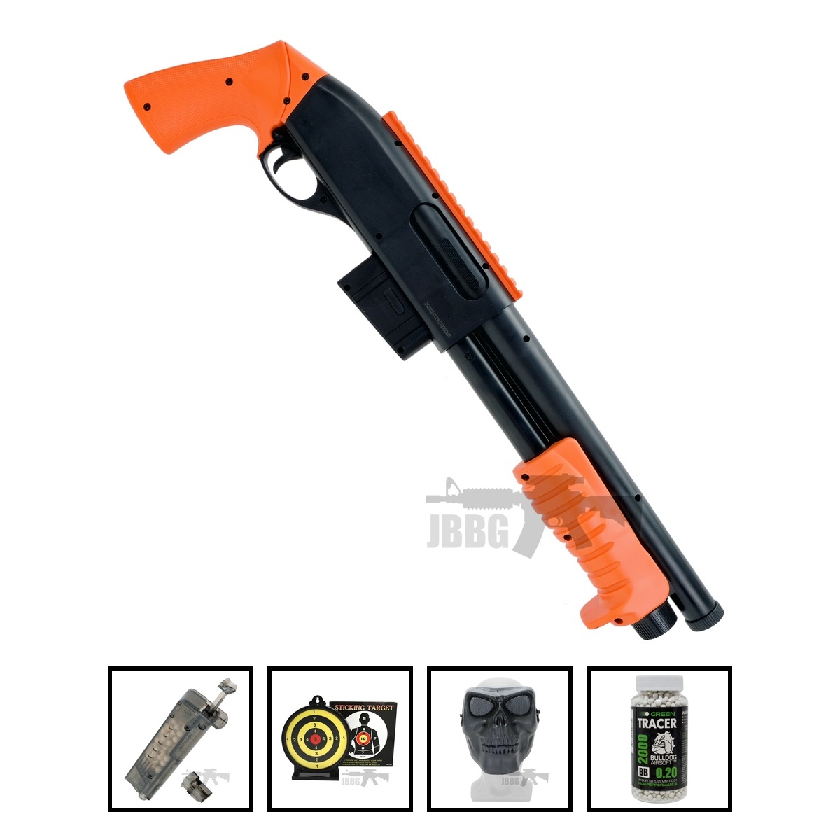 Bundle Offer M401 Breacher Pump Action Shotgun Set Orange