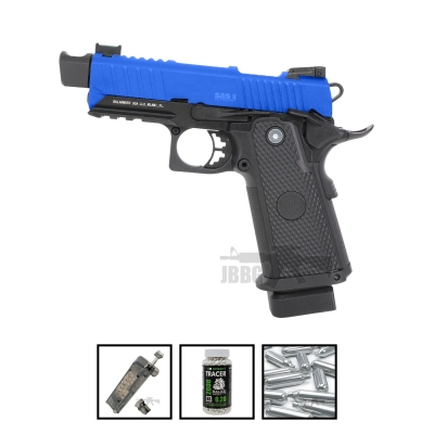 Bundle Offer SAS II Ultralight Co2 Blowback Airsoft Pistol