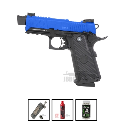 Bundle Offer SAS II Ultralight Gas Blowback Airsoft Pistol